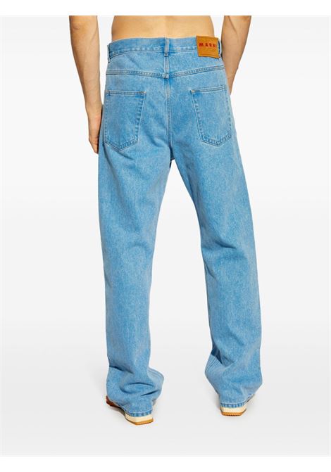 jeans con applicazione uomo blu MARNI | PUJU0021A2 USCW91BDB44